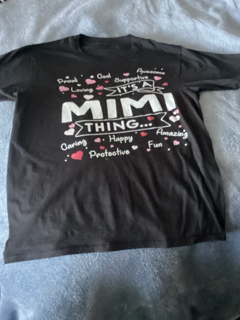 Black "It's A Mimi Thing" Graphic Tee for grandma